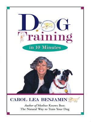 cover image of Dog Training in 10 Minutes